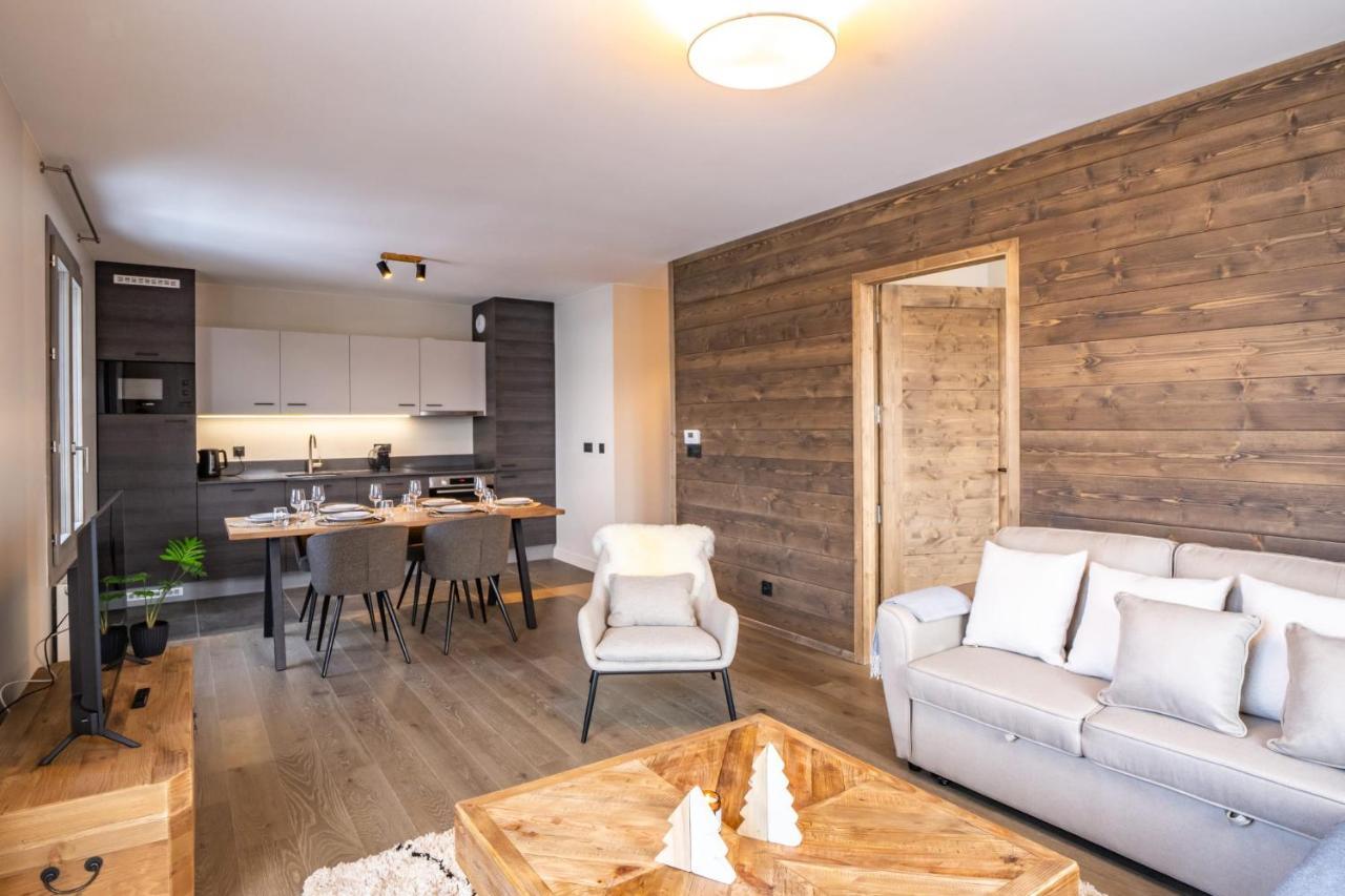 Perle Blanche - Brand New 2 Bedroom Apartment Perfectly Located Chamonix Dış mekan fotoğraf