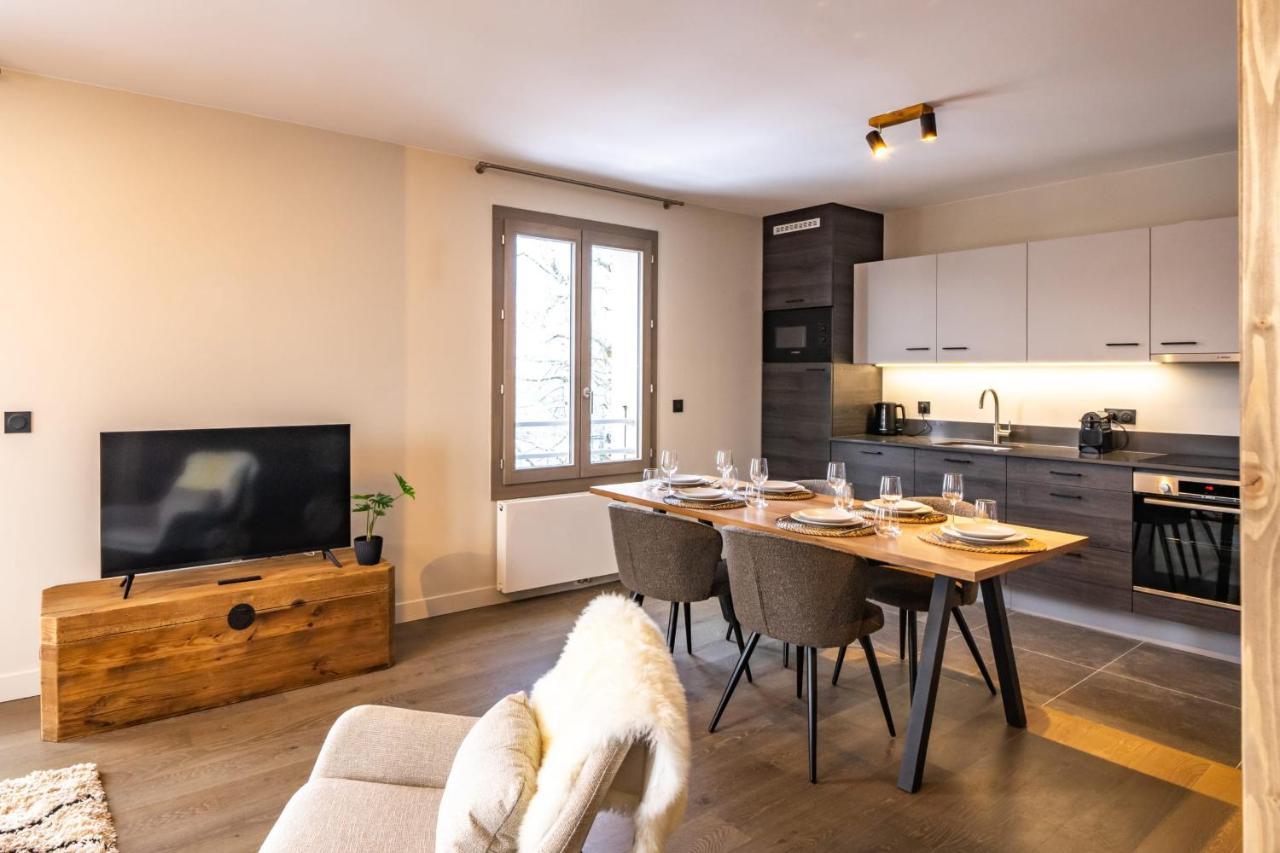 Perle Blanche - Brand New 2 Bedroom Apartment Perfectly Located Chamonix Dış mekan fotoğraf