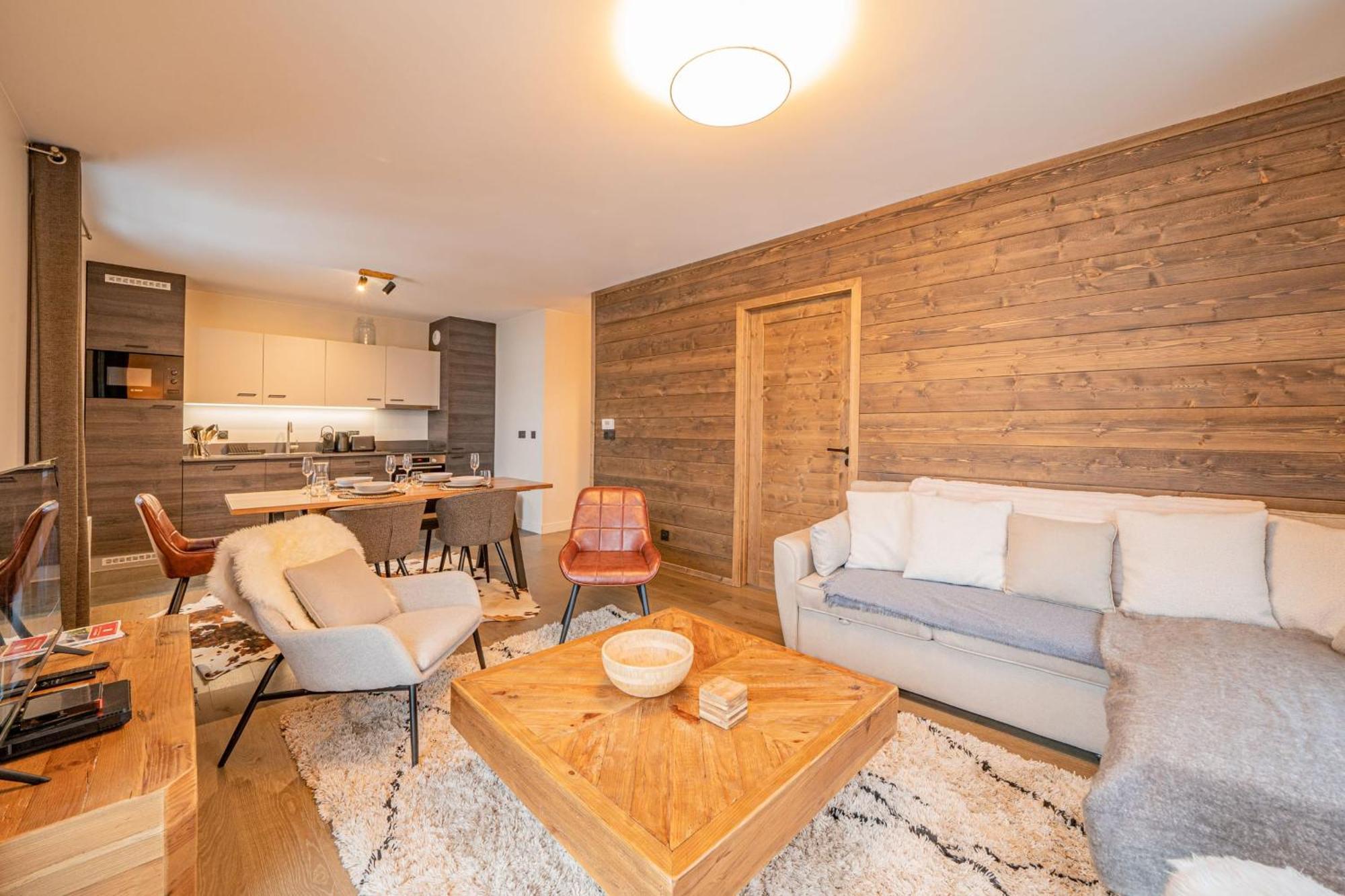 Perle Blanche - Brand New 2 Bedroom Apartment Perfectly Located Chamonix Dış mekan fotoğraf