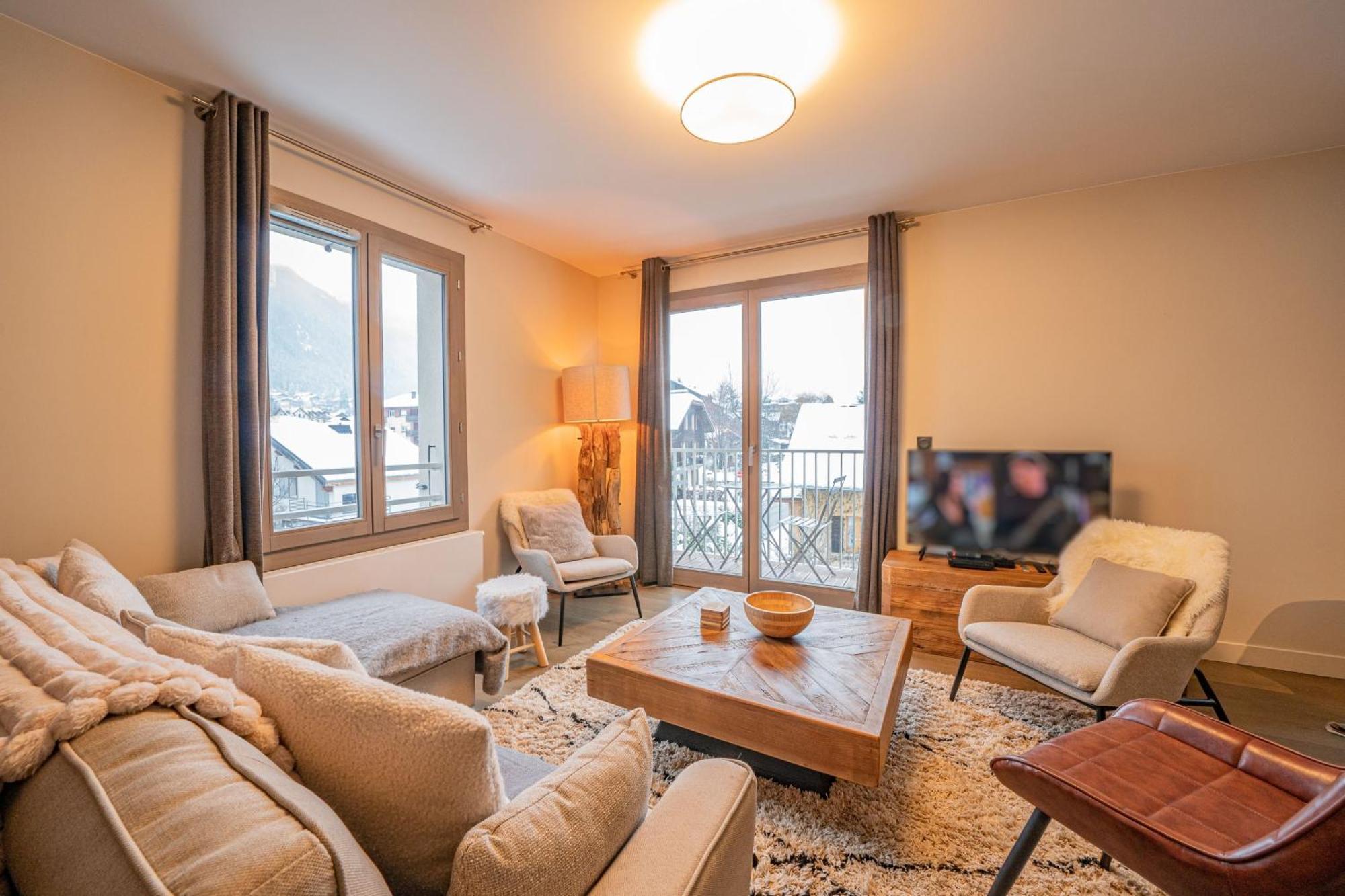 Perle Blanche - Brand New 2 Bedroom Apartment Perfectly Located Chamonix Dış mekan fotoğraf