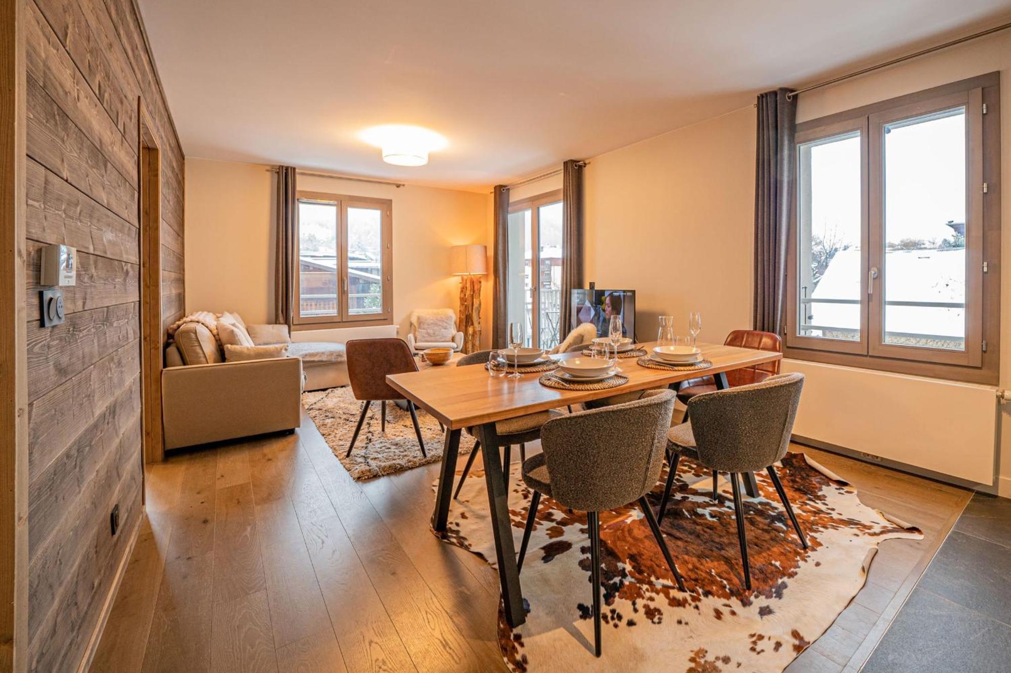 Perle Blanche - Brand New 2 Bedroom Apartment Perfectly Located Chamonix Dış mekan fotoğraf
